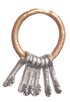 Dollhouse Miniature Key Ring